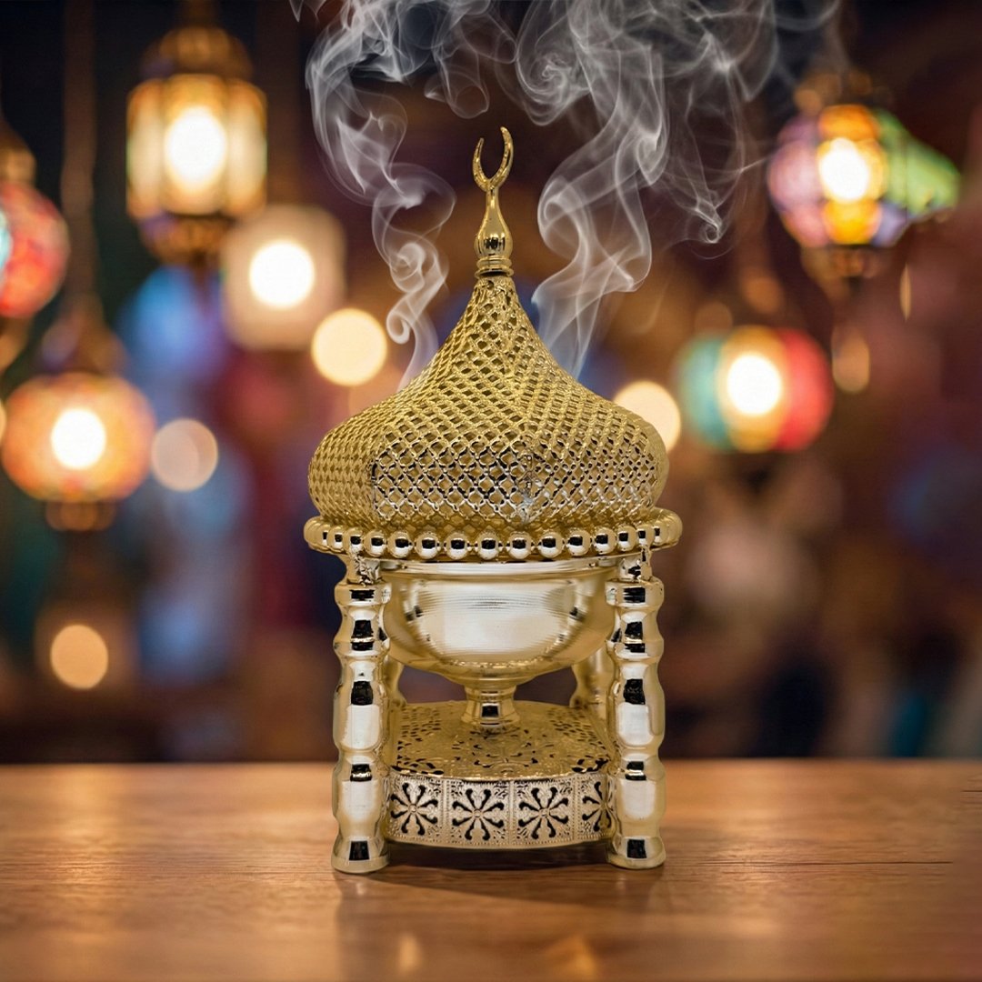 Royal Dome Canopy Bakhoor Burner