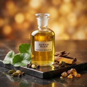 hawaas black perfume oil get from Kholzi's treasure