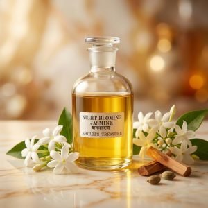 night bloming jasmine perfume oil get from Kholzi's treasure